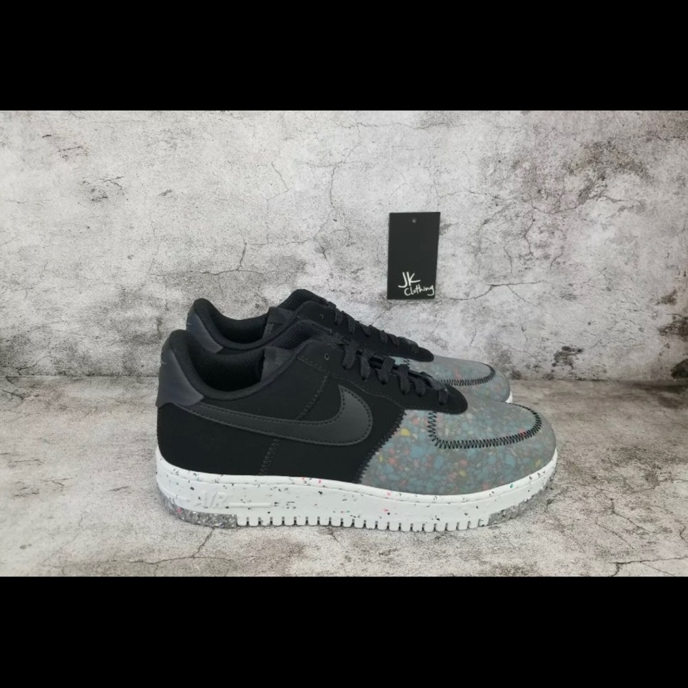 Nike Air Force 1 crater “black photon dust”